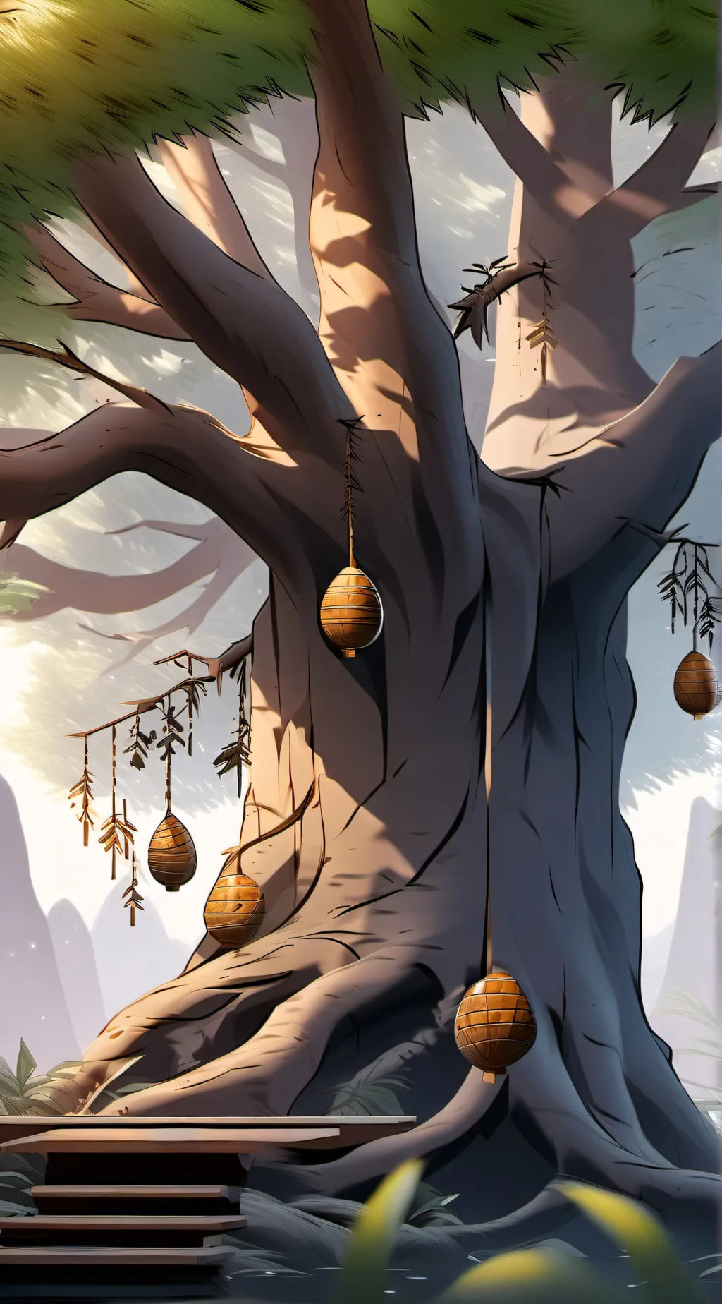 ai character: Lumina background