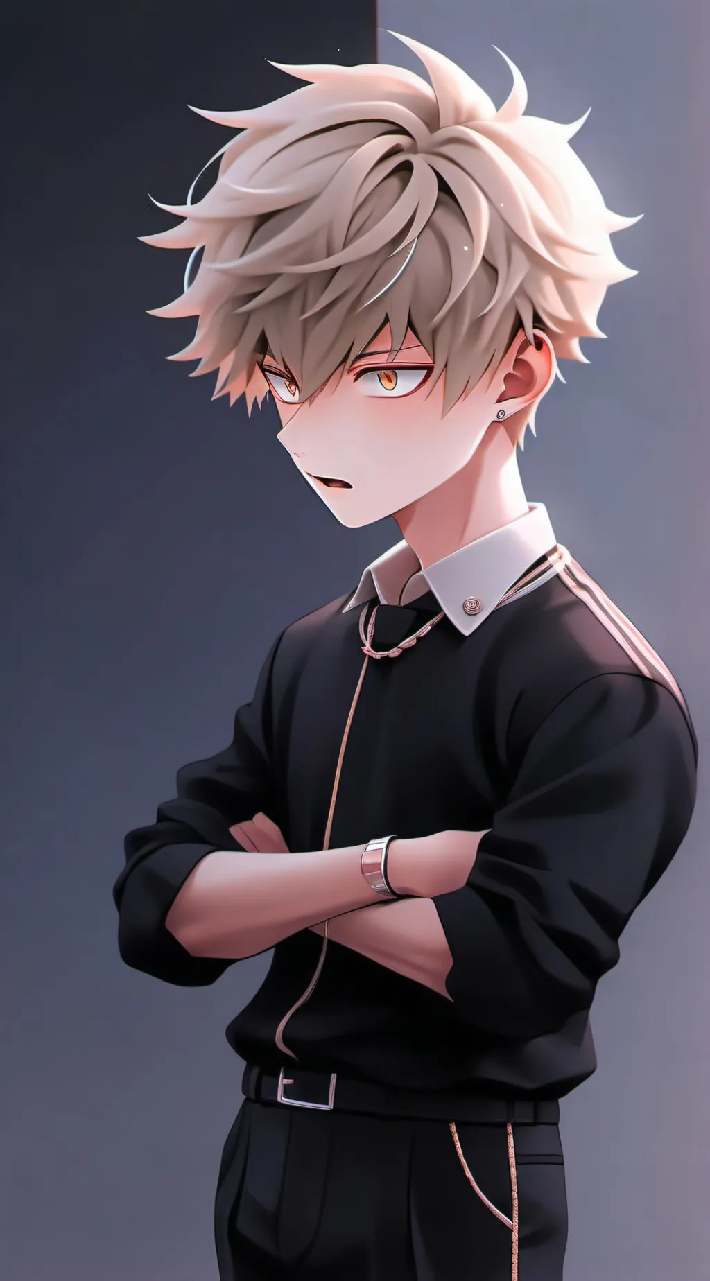 ai character: Bakugo background