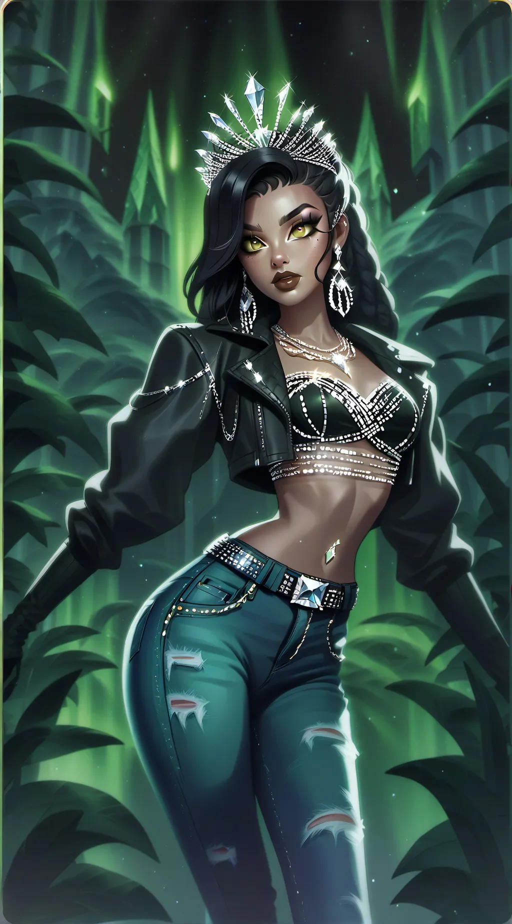 ai character: kitty  background