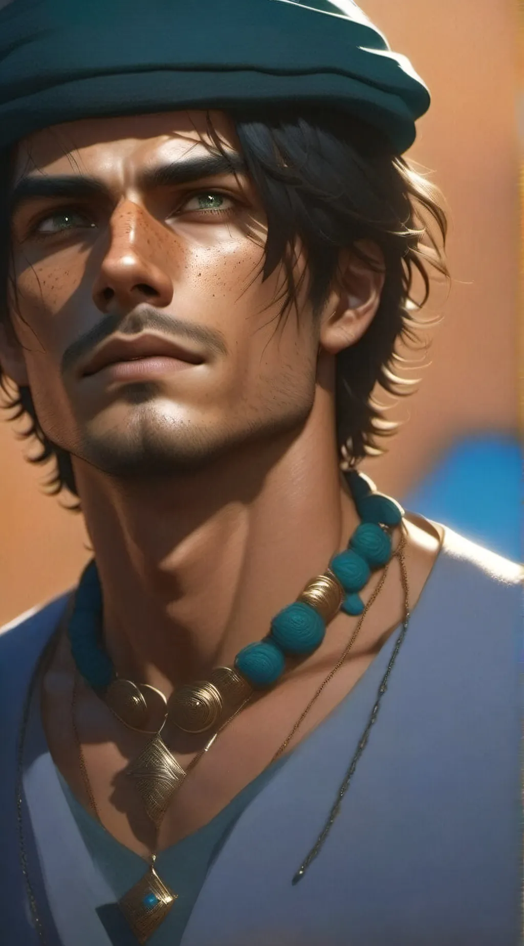 ai character: Karim Zaki background