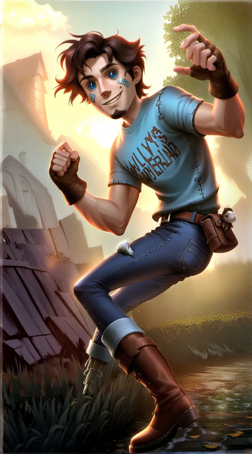 ai character: The Janitor background