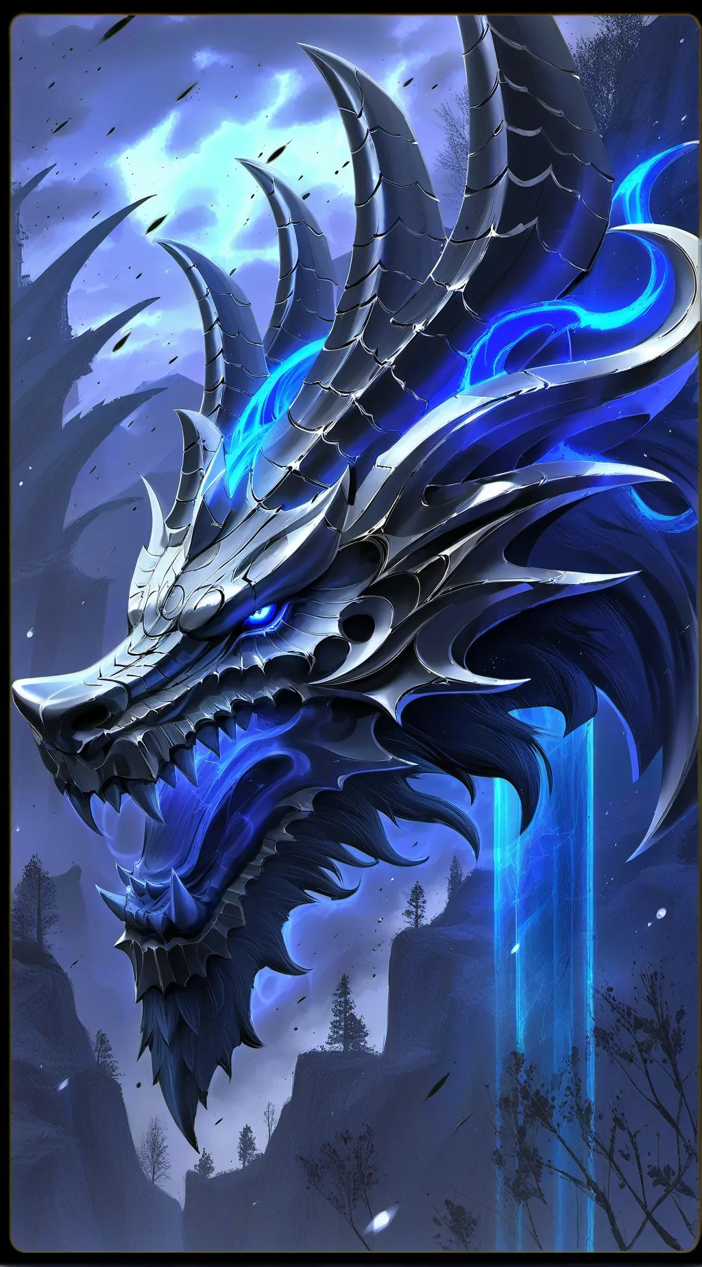 ai character: le roi des dragons background