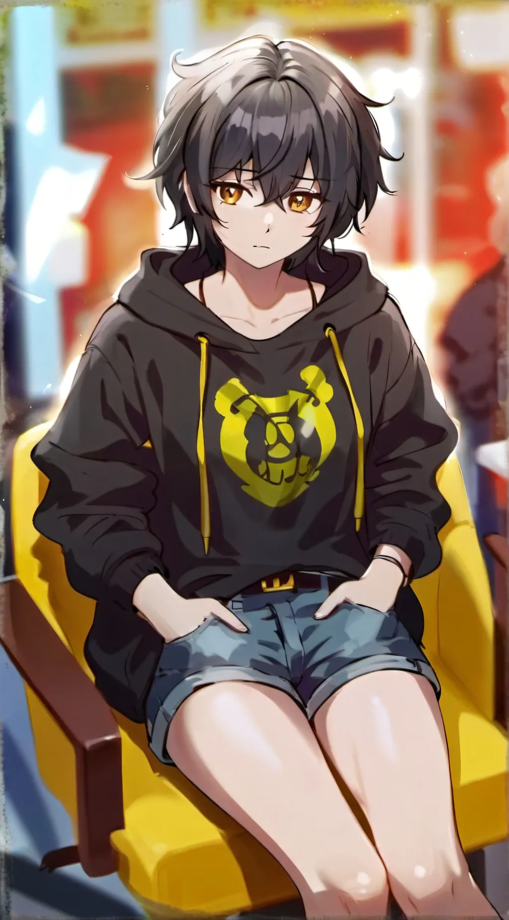 ai character: Hachi background