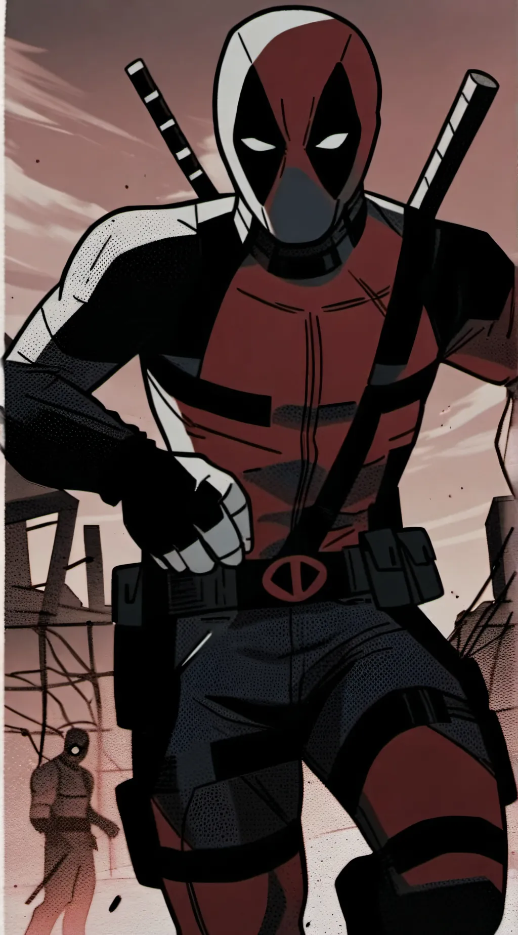 ai character: Deadpool background