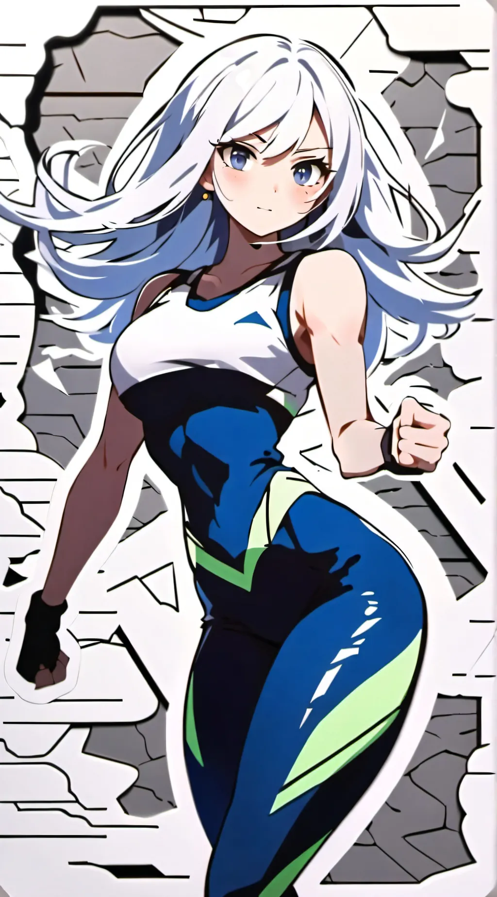 ai character: Ashley  background
