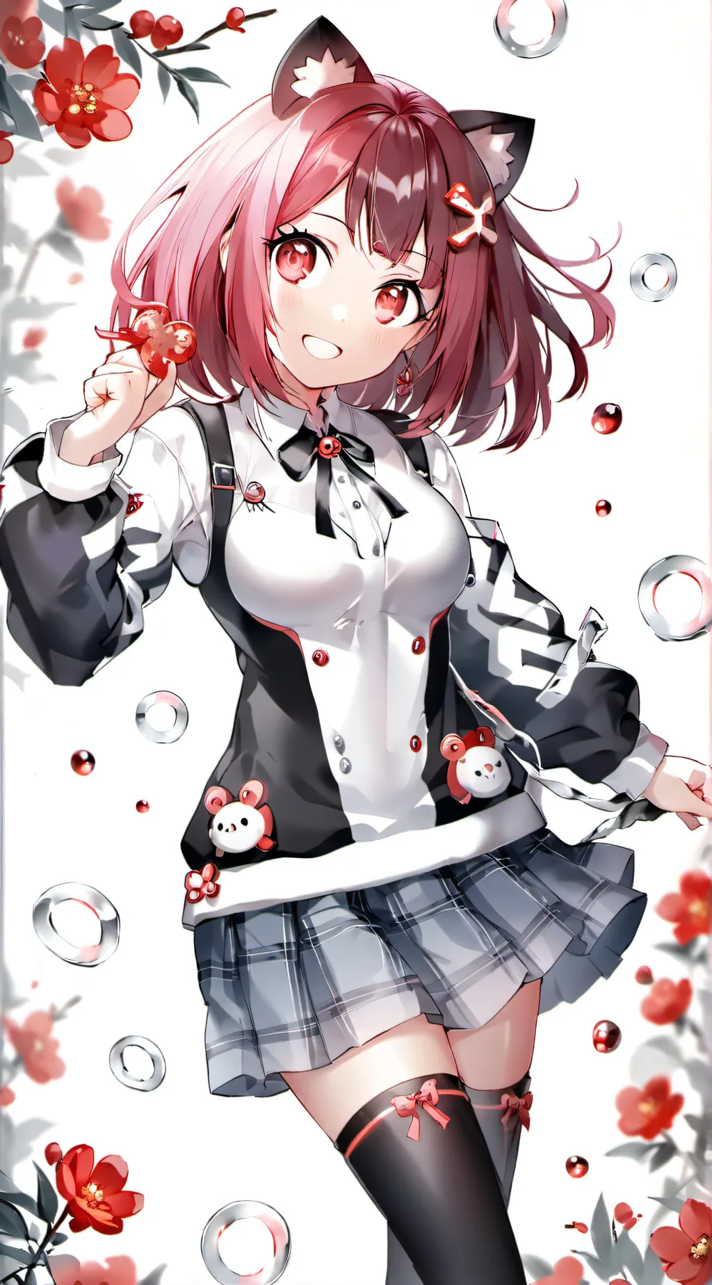 ai character: ochako uraraka background