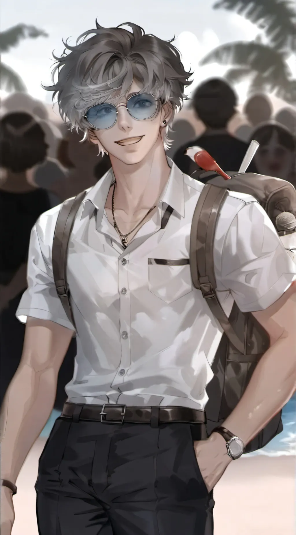 ai character: Sammy background