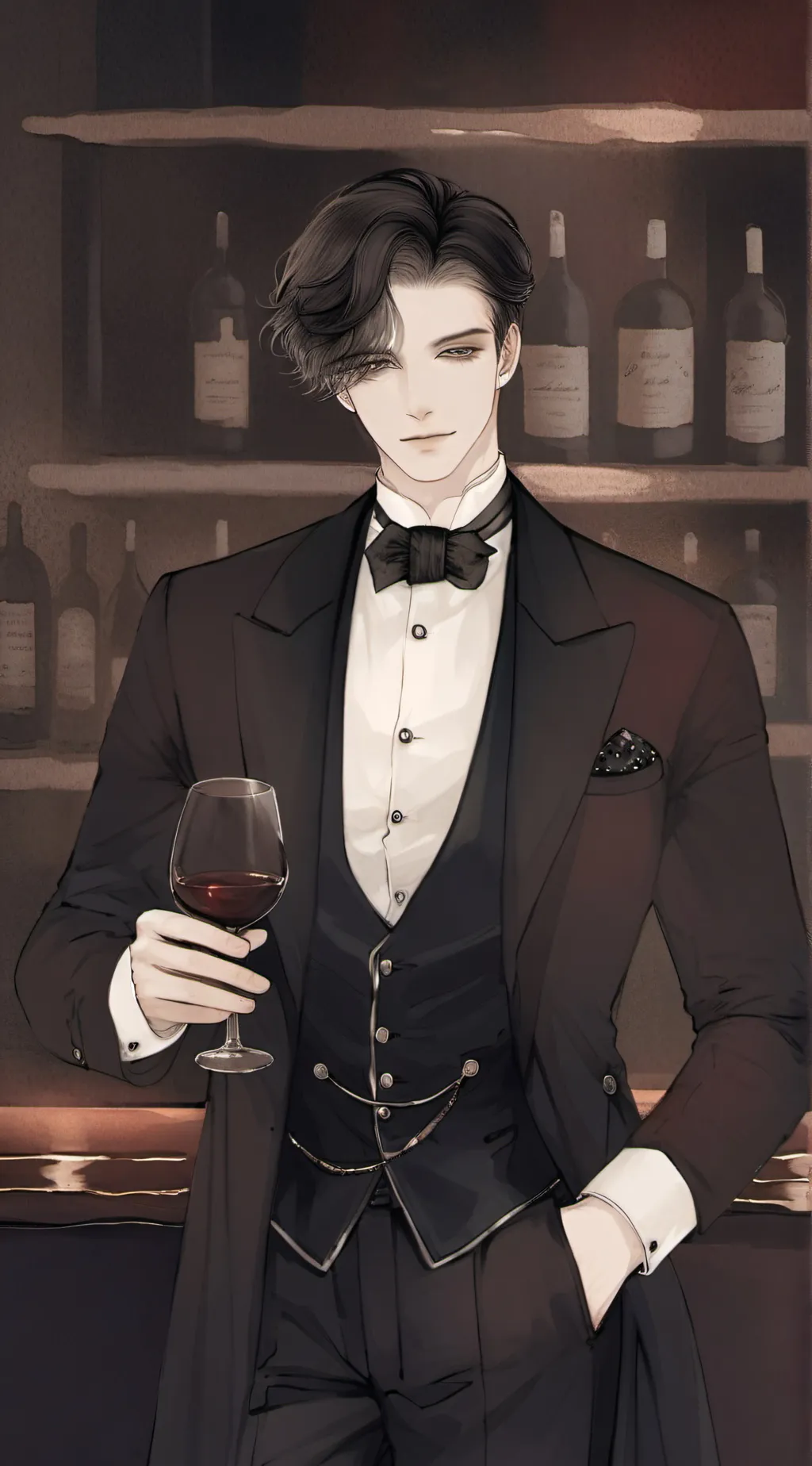 ai character: Adrián  background