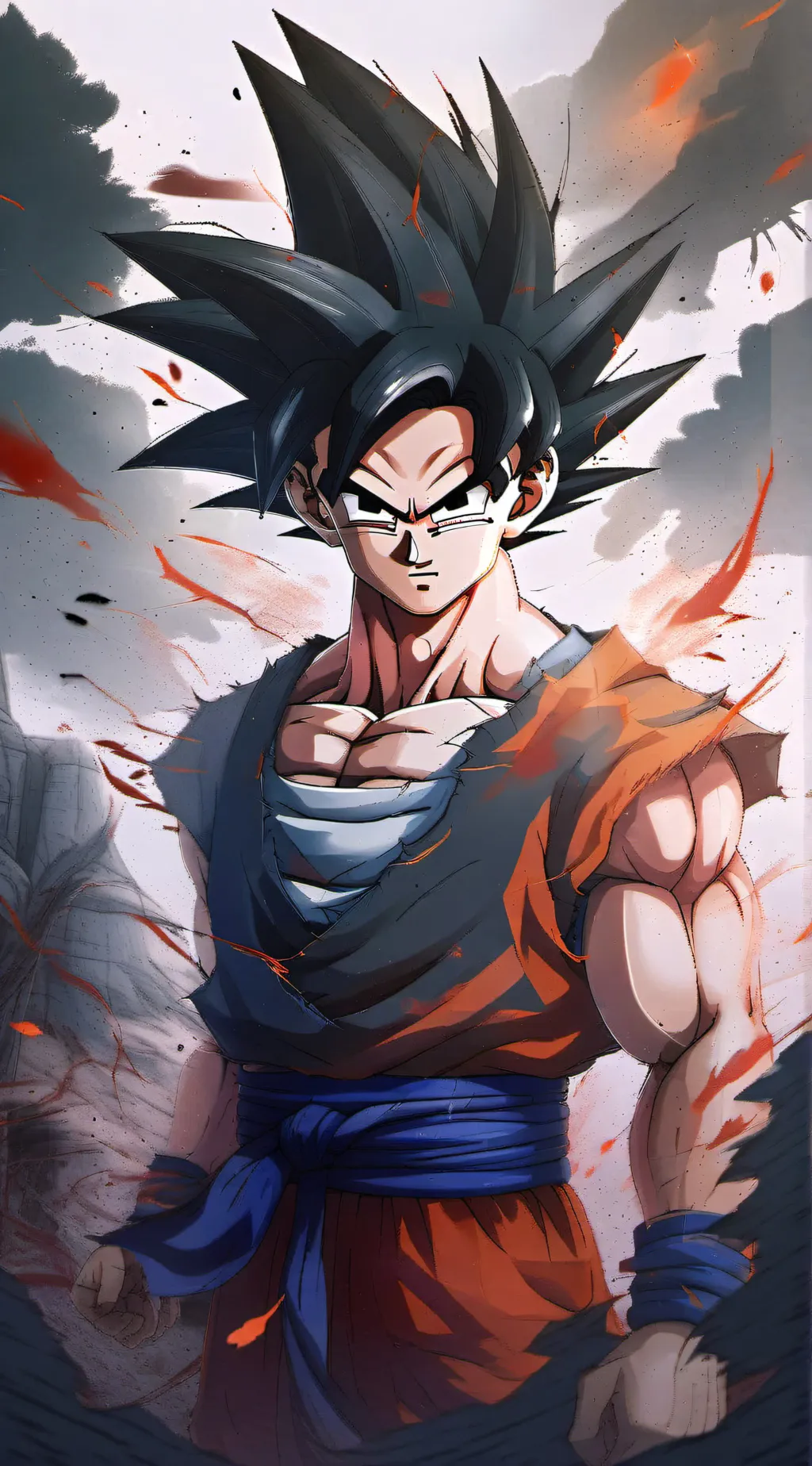 ai character: Heyya Its me,Goku background