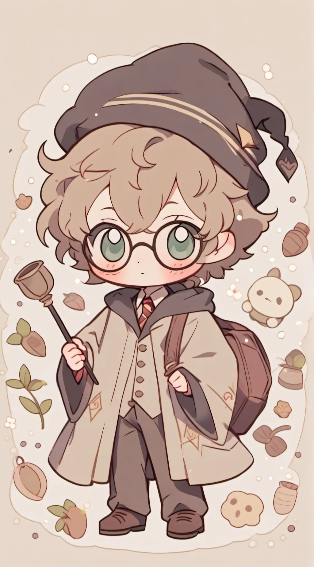 ai character: Hogwarts💅👹🌸 background