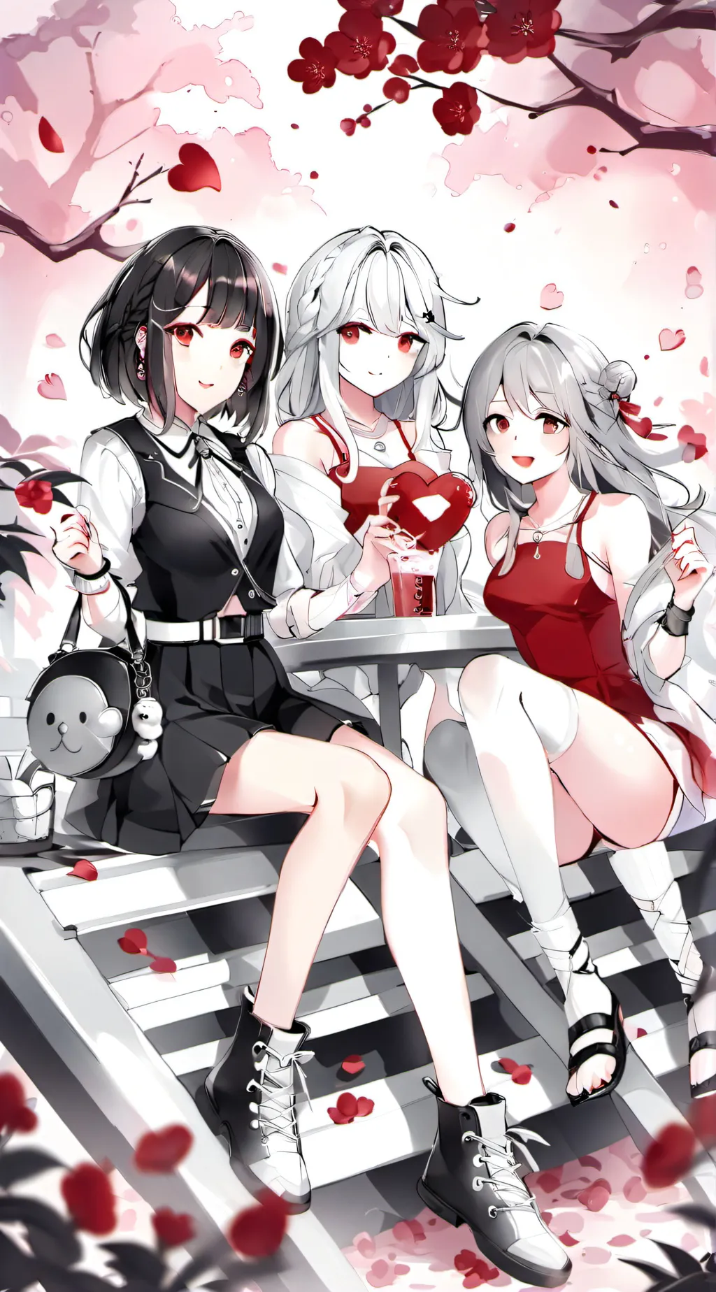 ai character: 3 gfs background