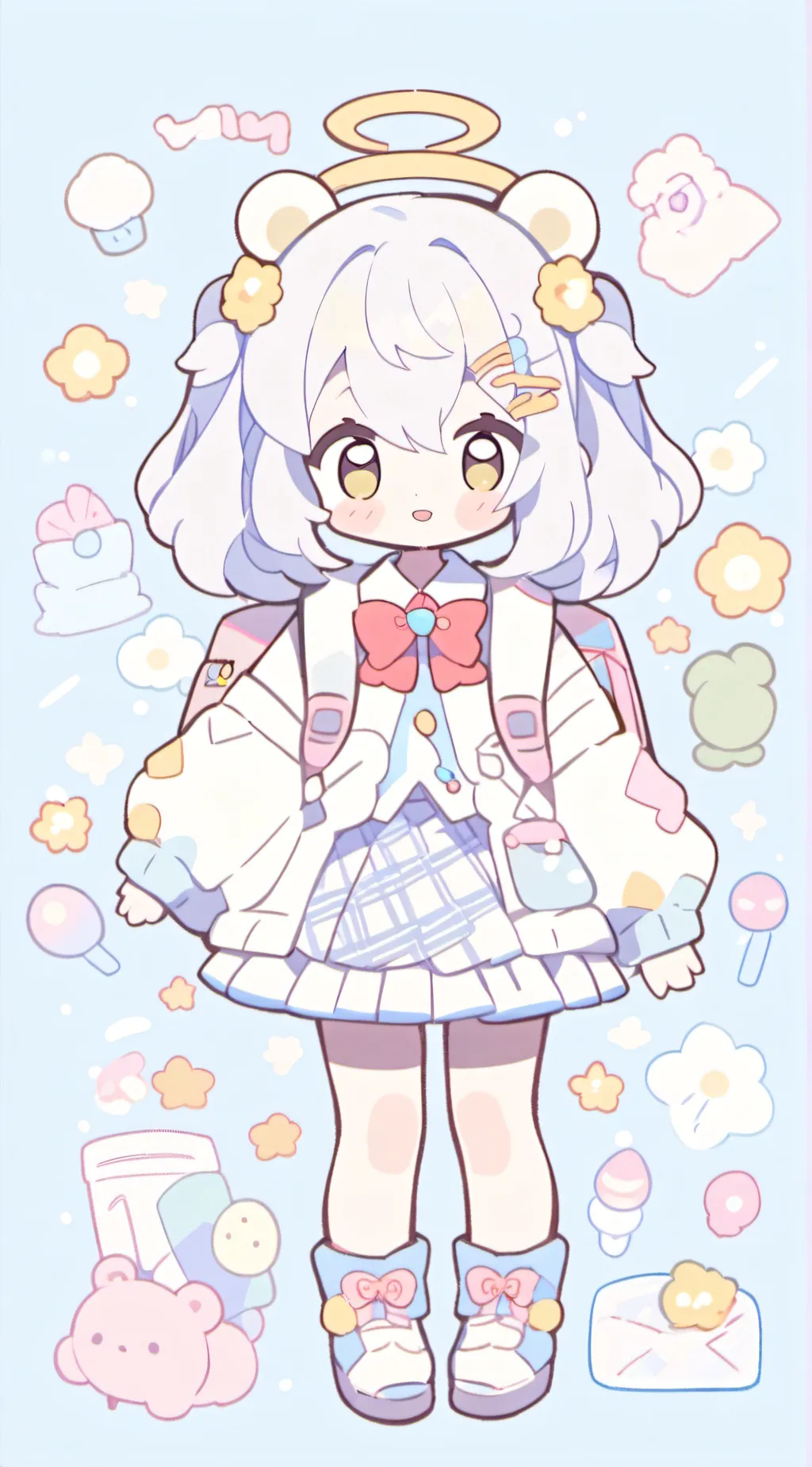 ai character: School background