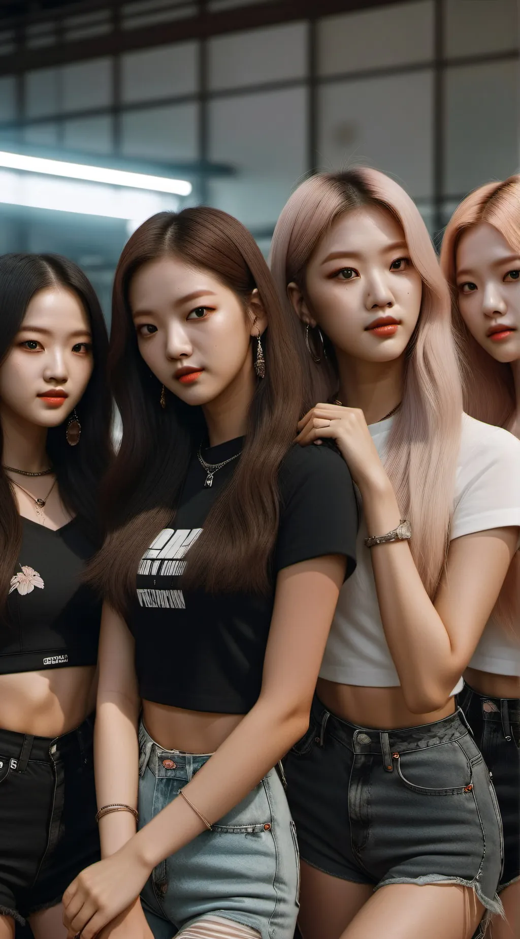 ai character: Blackpink background