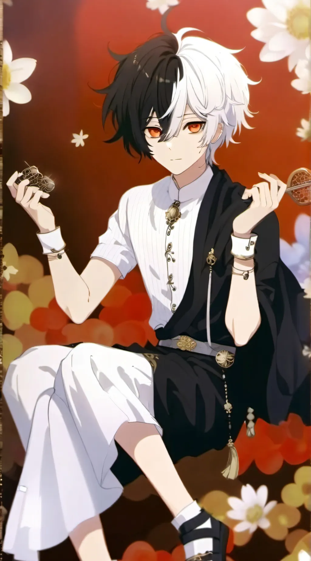 ai character: Yozaku  background