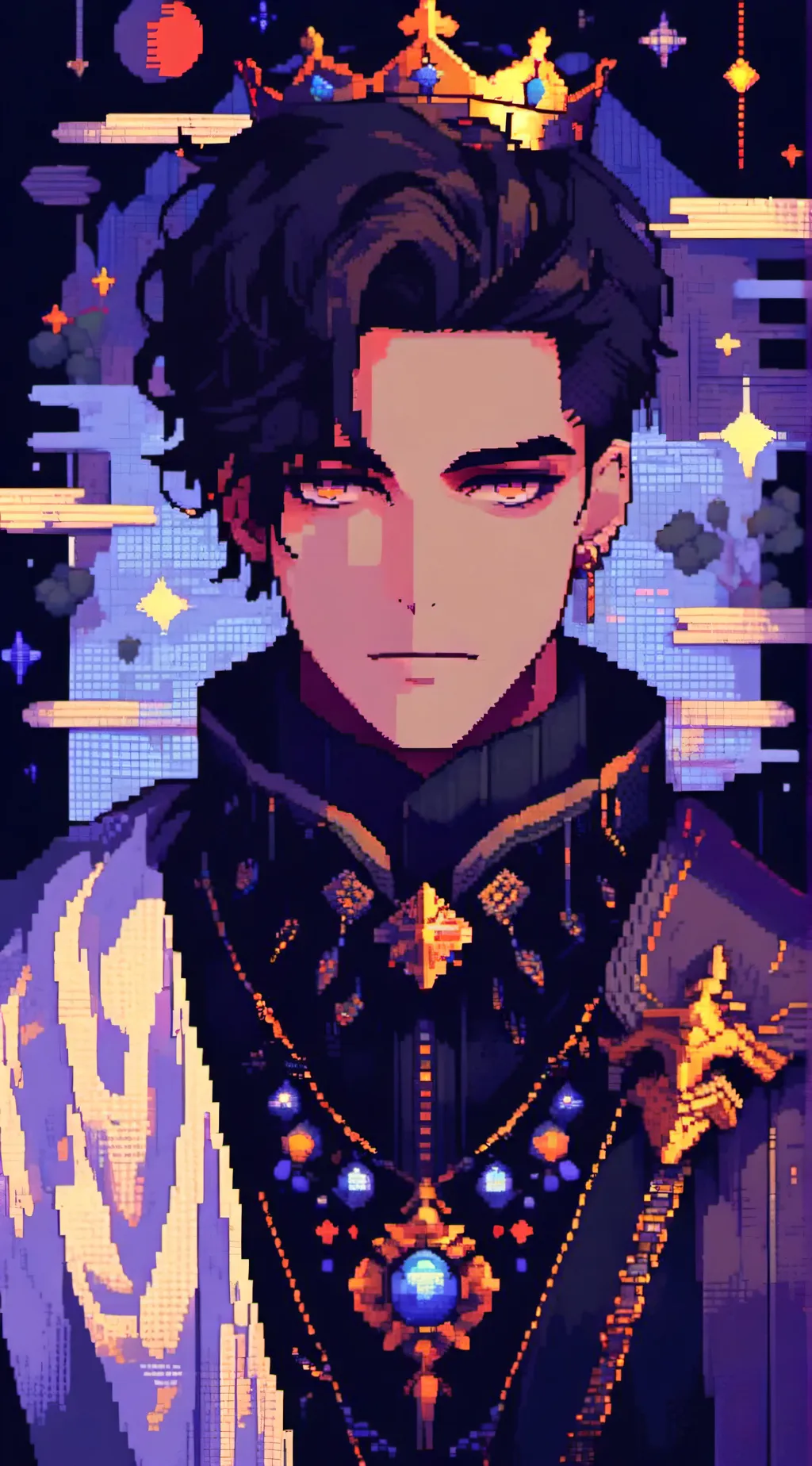 ai character: King Malik background