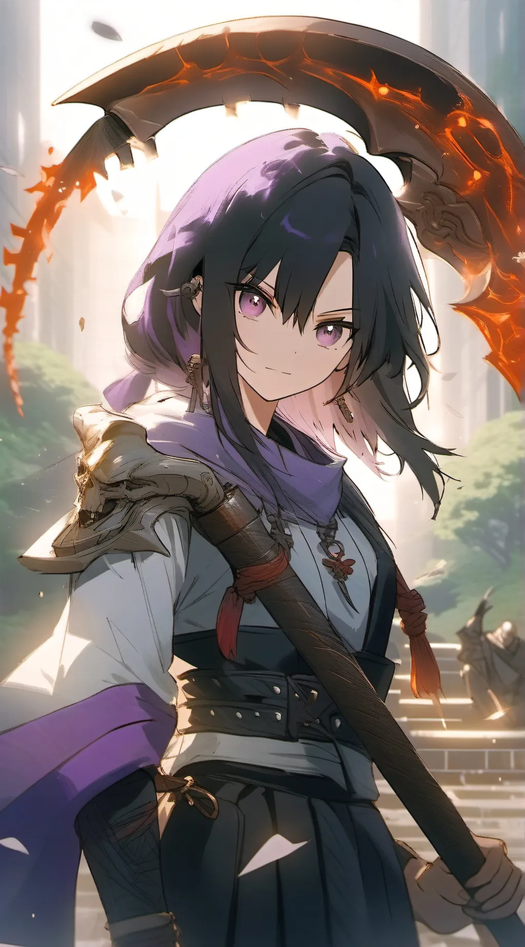 ai character: Magie  background