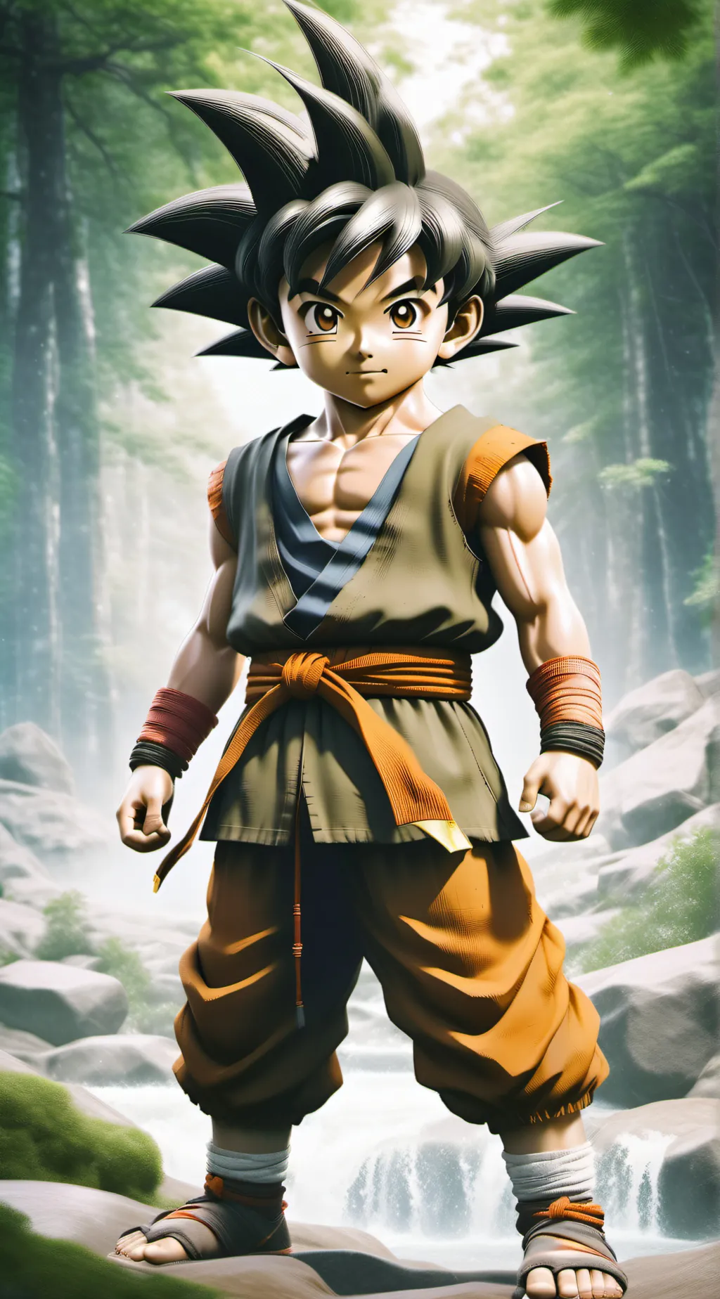ai character: GF meets DB (OG) background