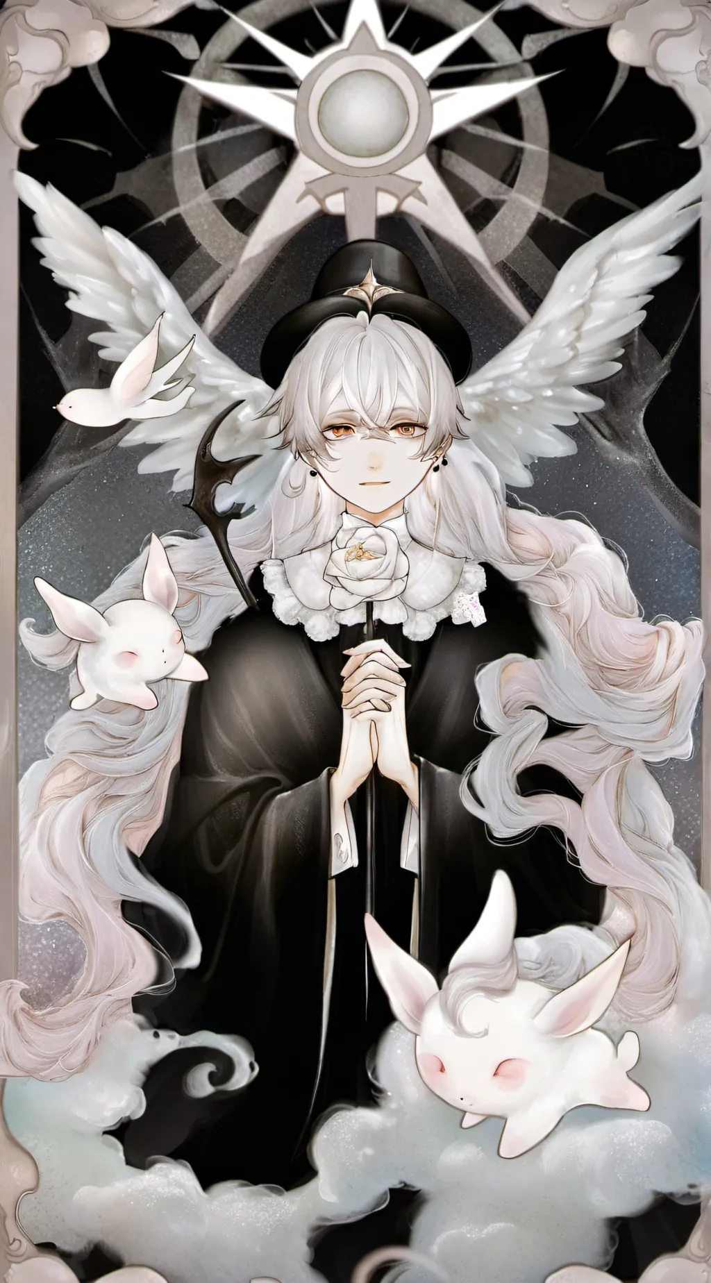 ai character: Quest game background