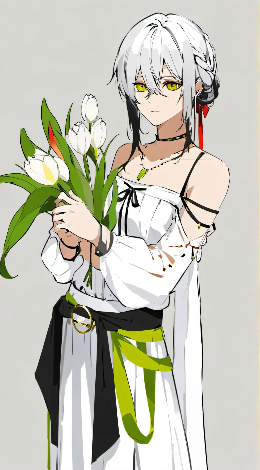 ai character: Girl sleepover background