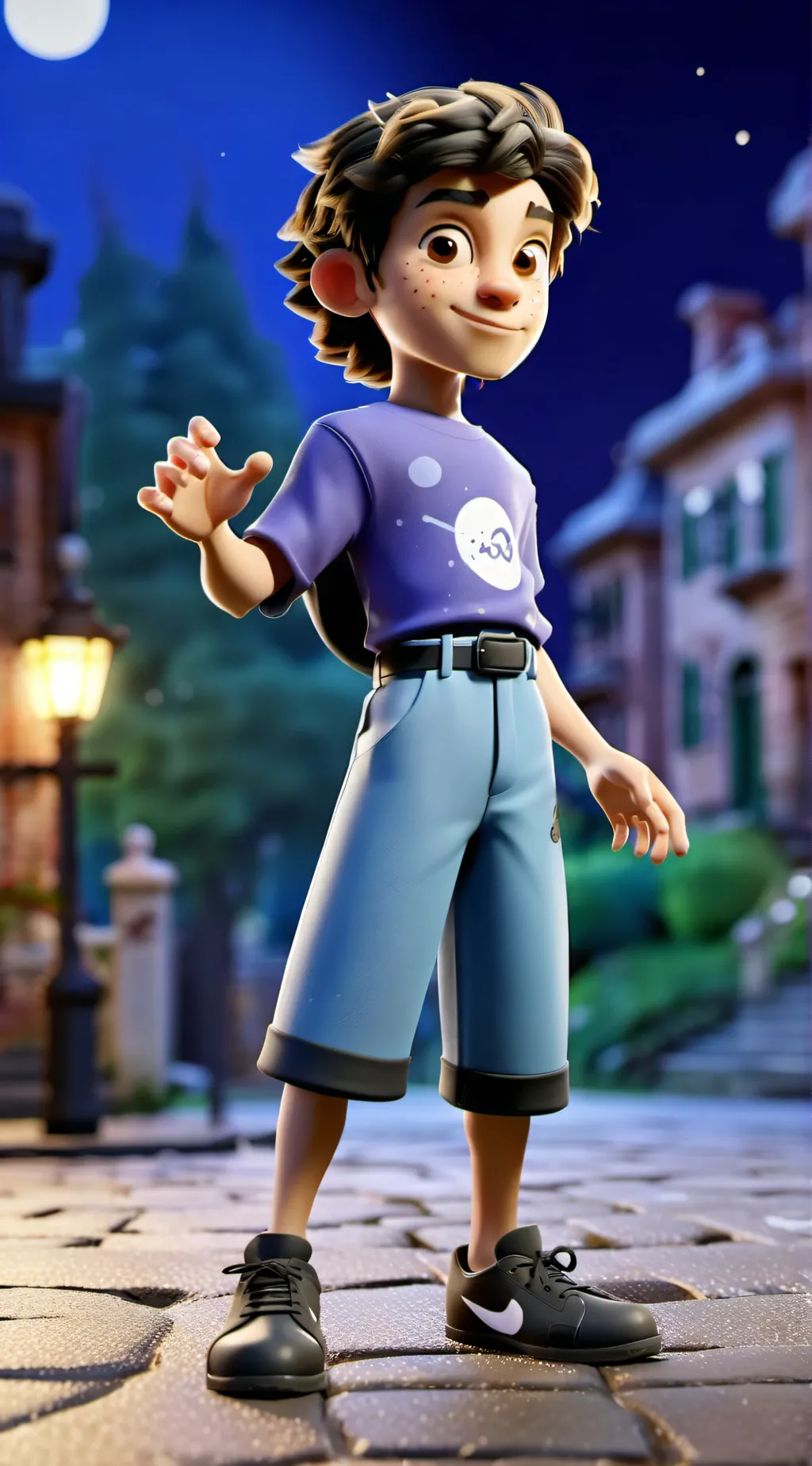 ai character: scooter  background