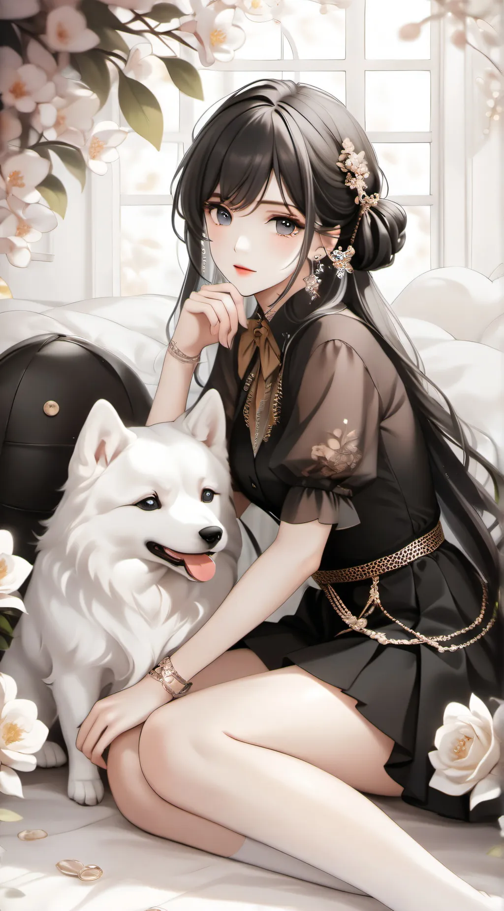 ai character: melina background