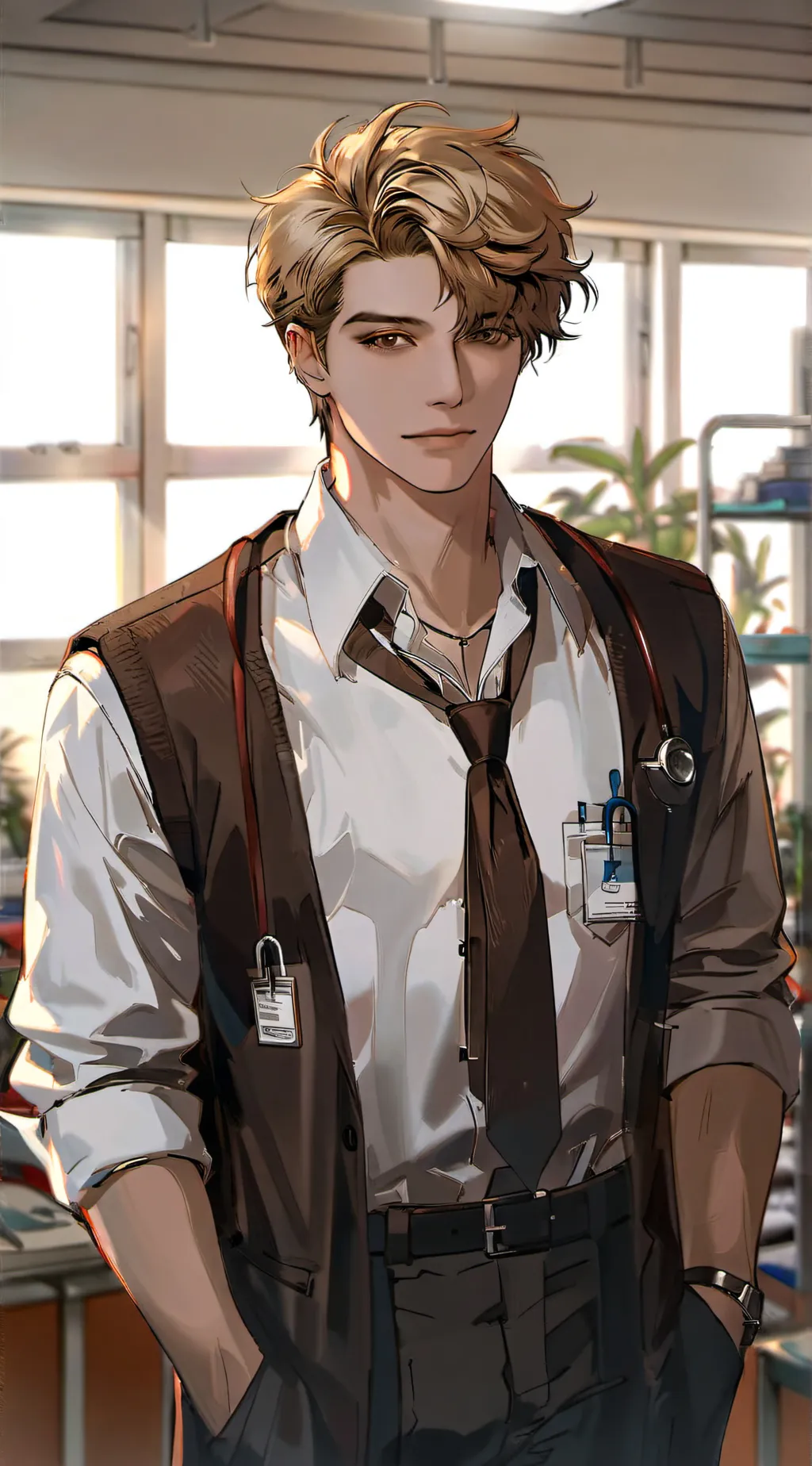 ai character: Dr. Grayson Smith background