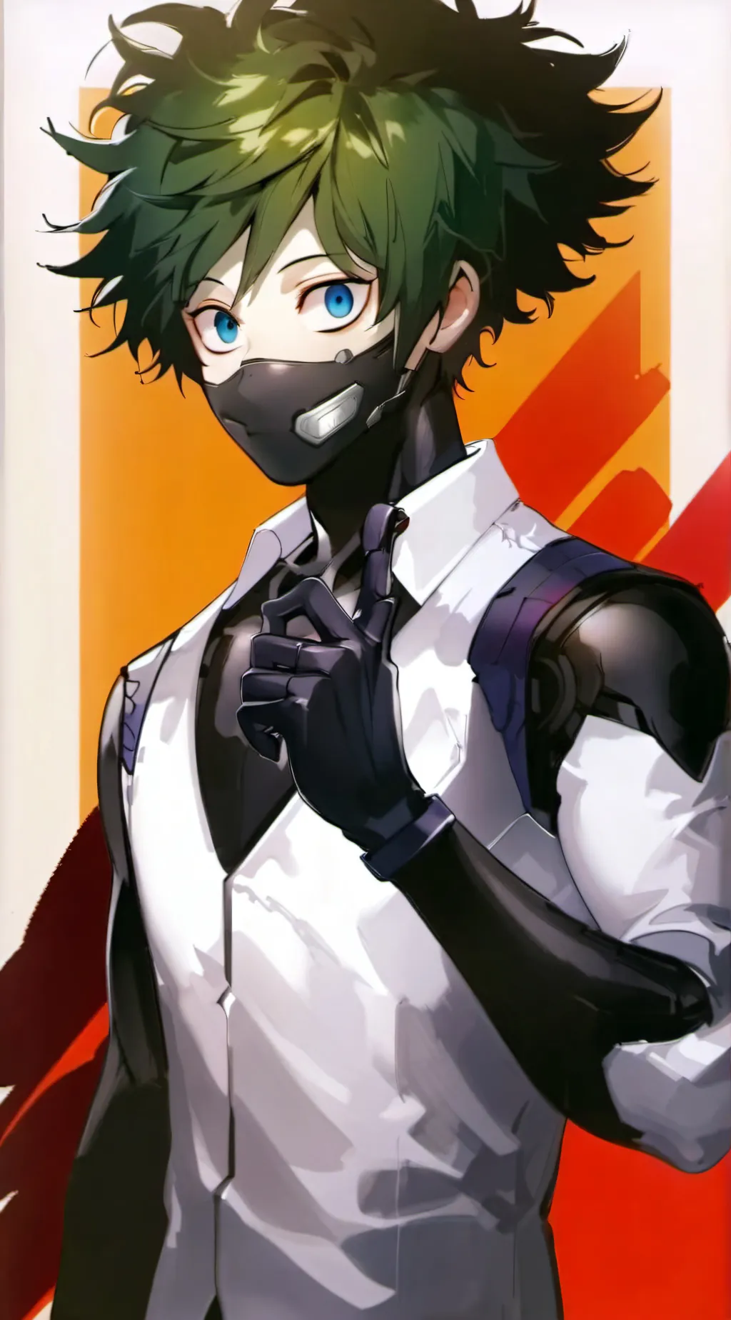 ai character: Deku background