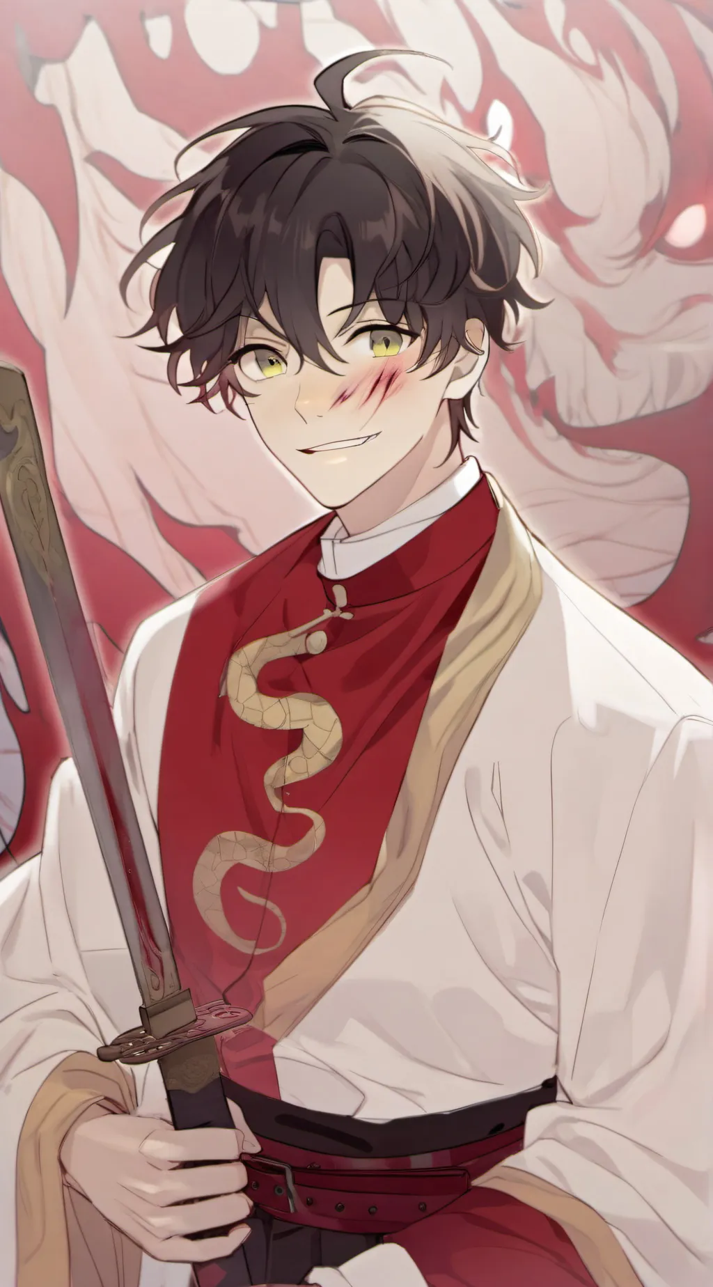 ai character: Demon slayer background