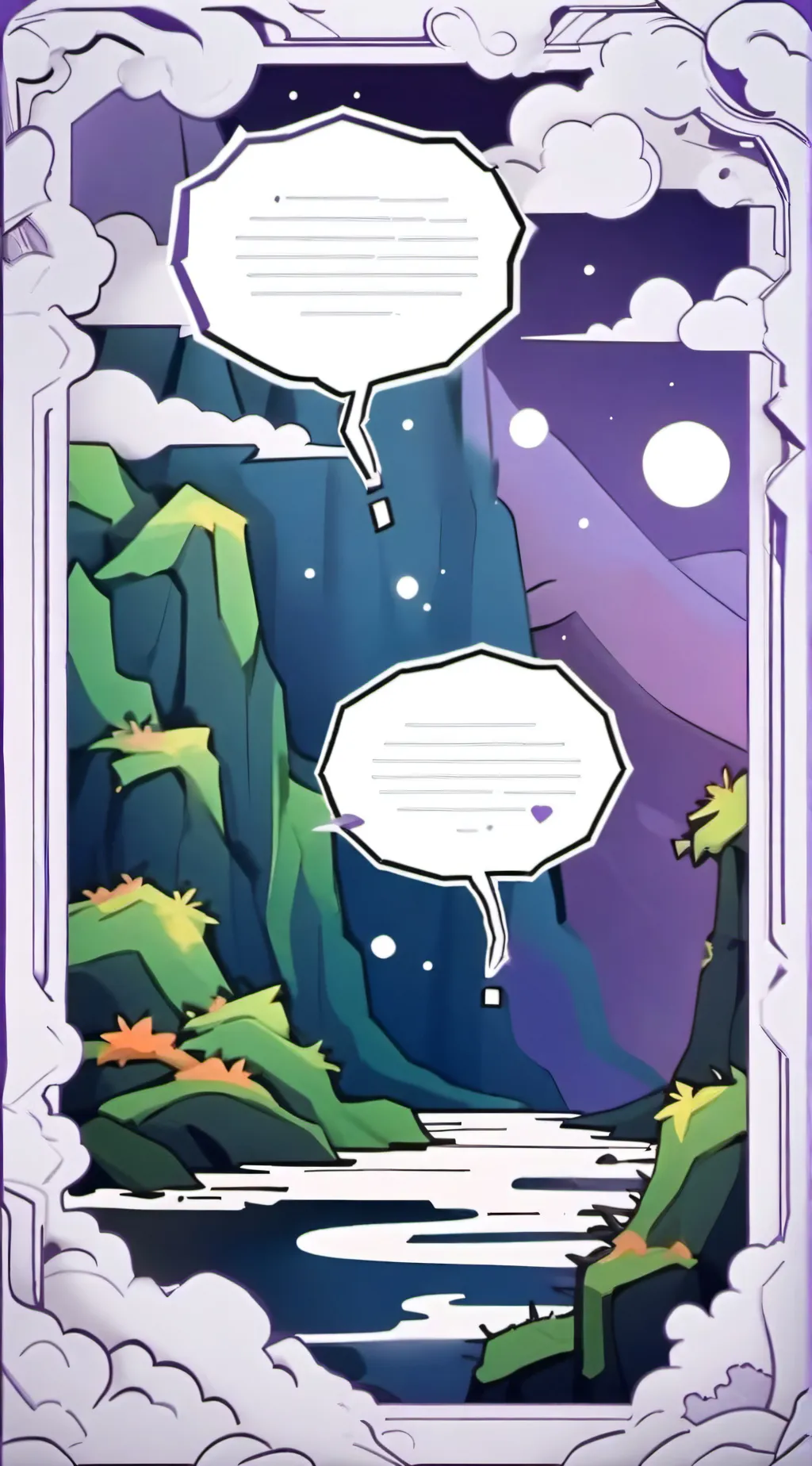 ai character: textify background