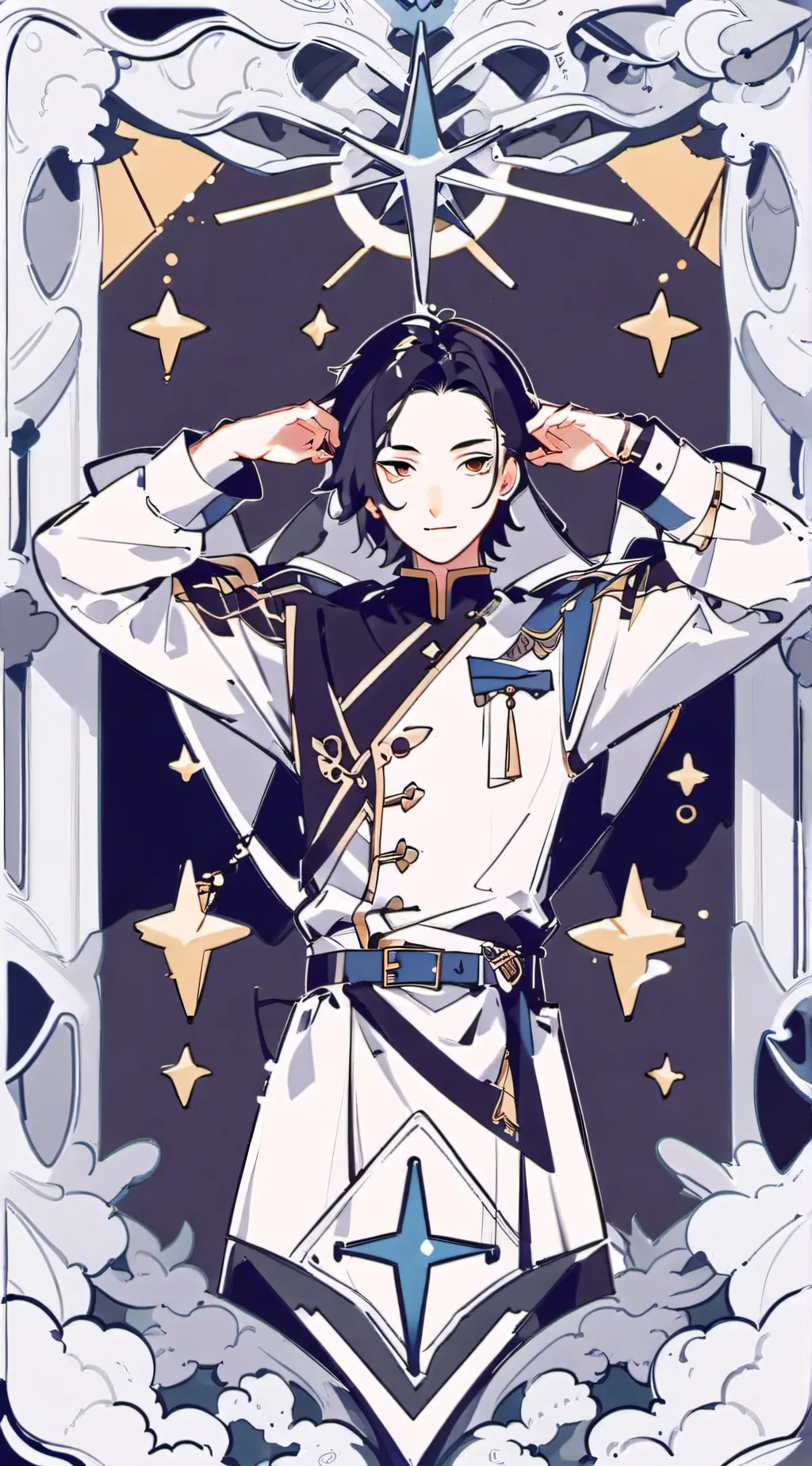 ai character: Vincent  background