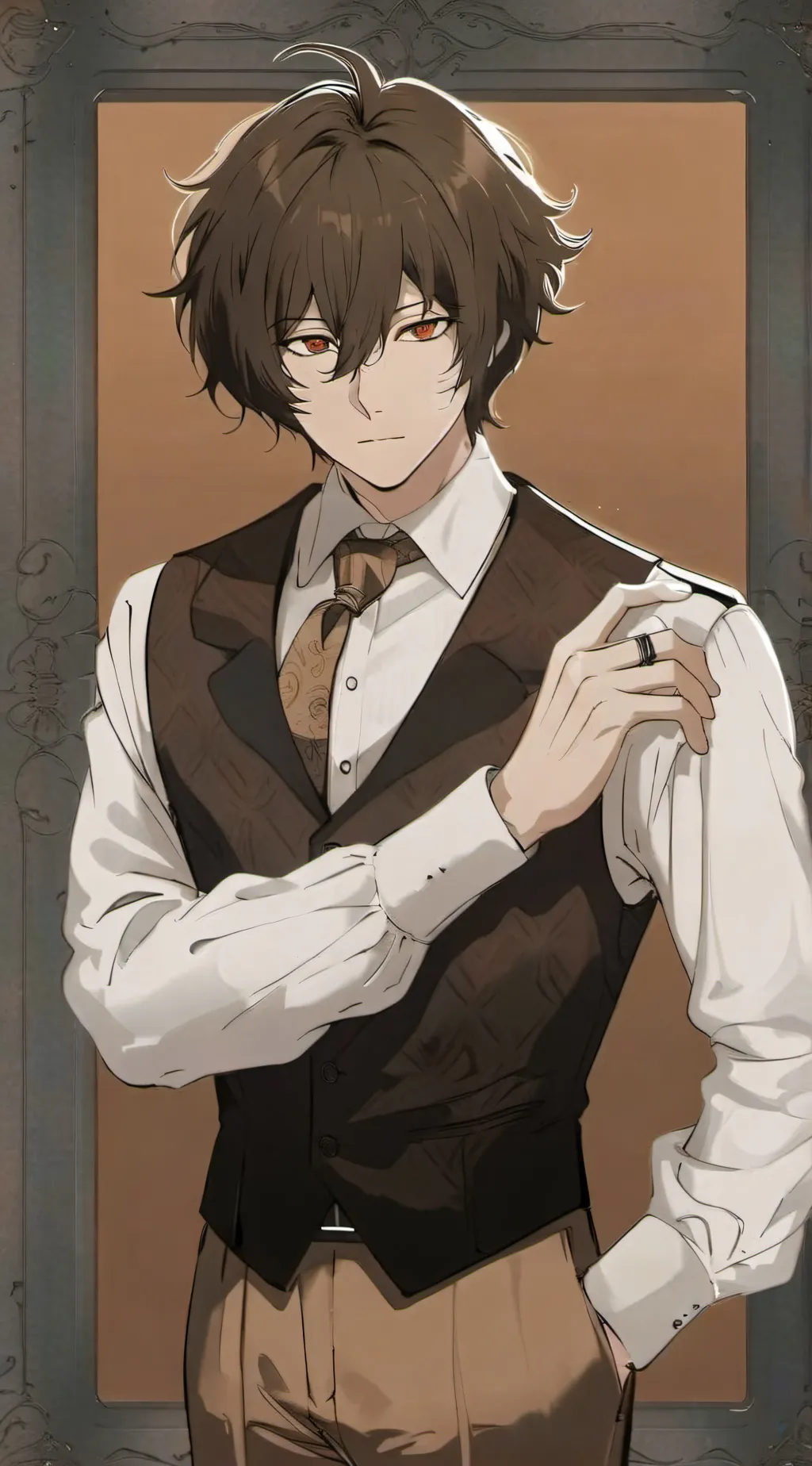 ai character: Osamu Dazai background