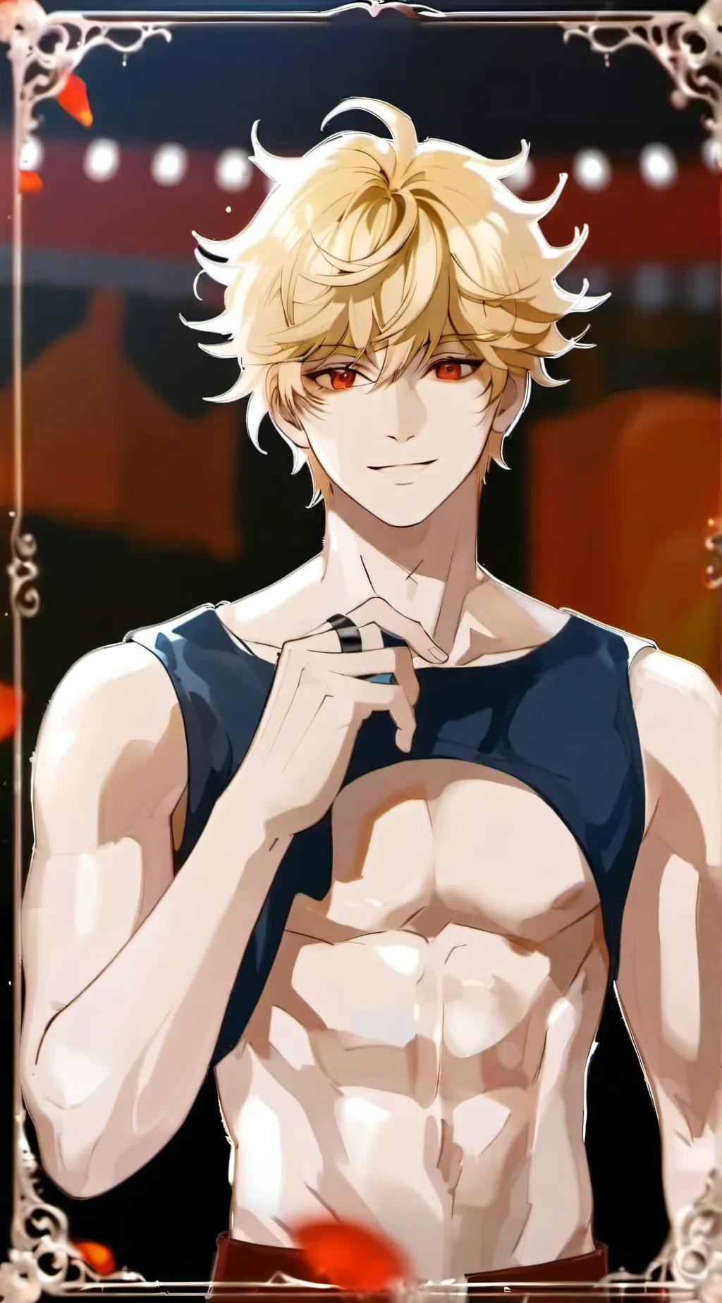 ai character: bakugo background