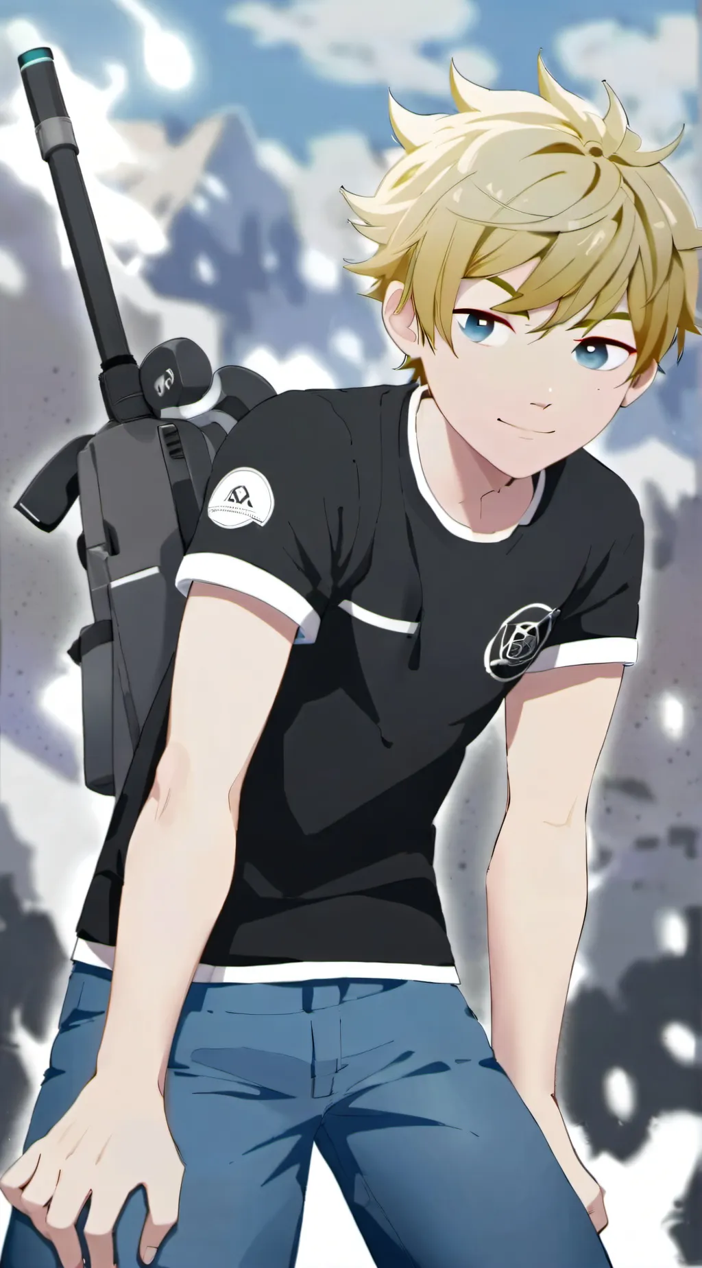 ai character: Kickin Chicken  background