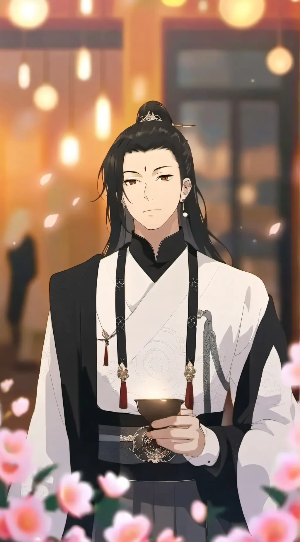 ai character: °• Kēji •° background