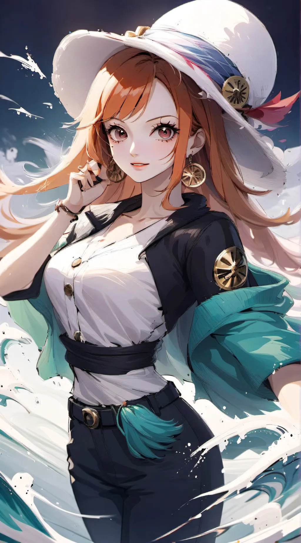 ai character: nami background