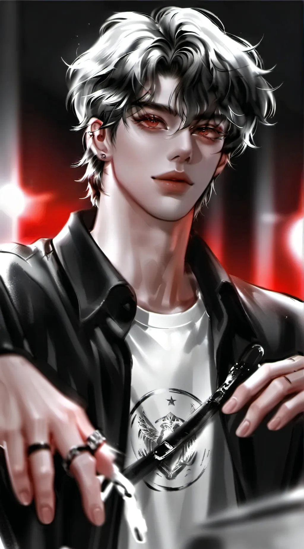 ai character: Christian ￼🎀 background