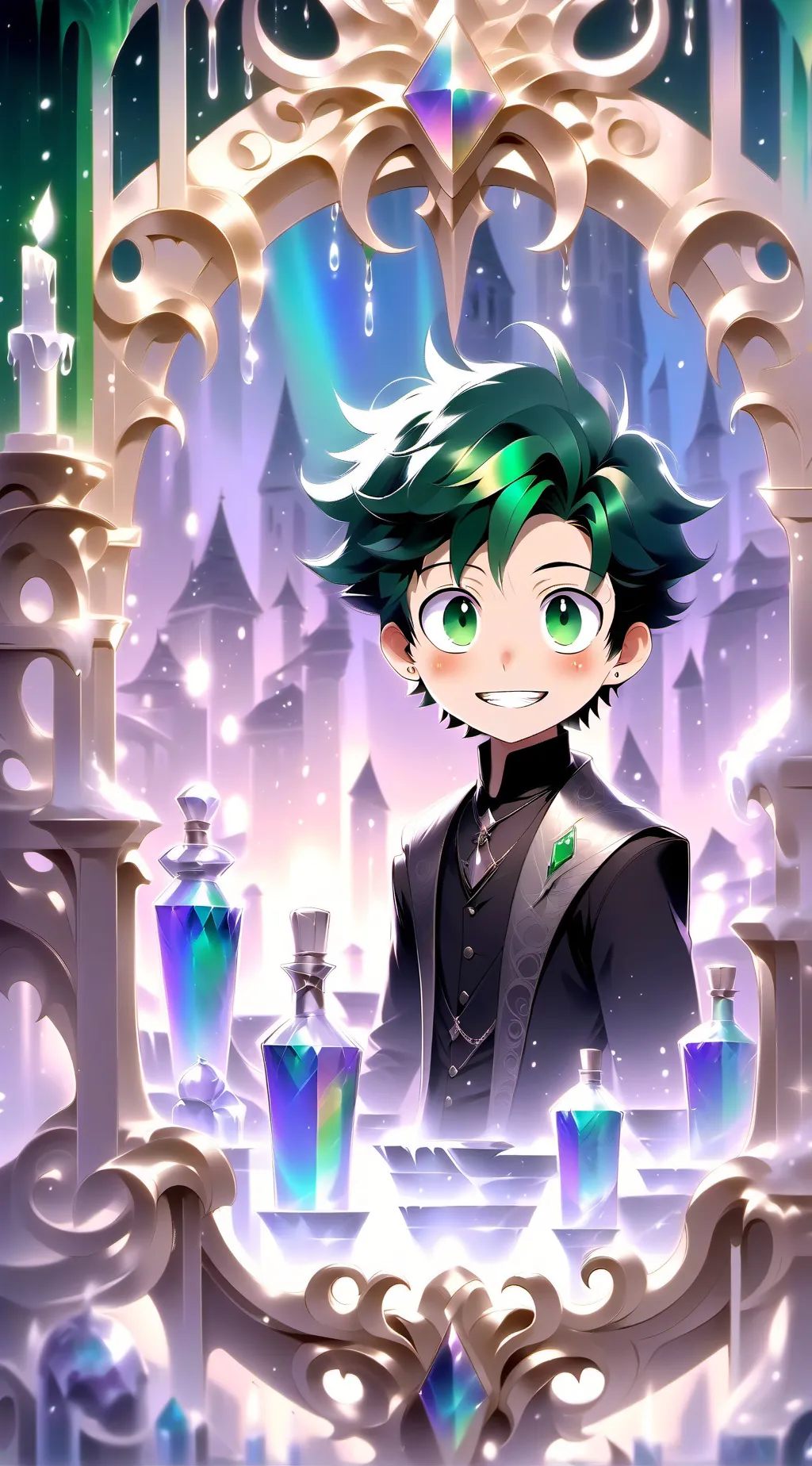 ai character: Drunk vampire Deku background