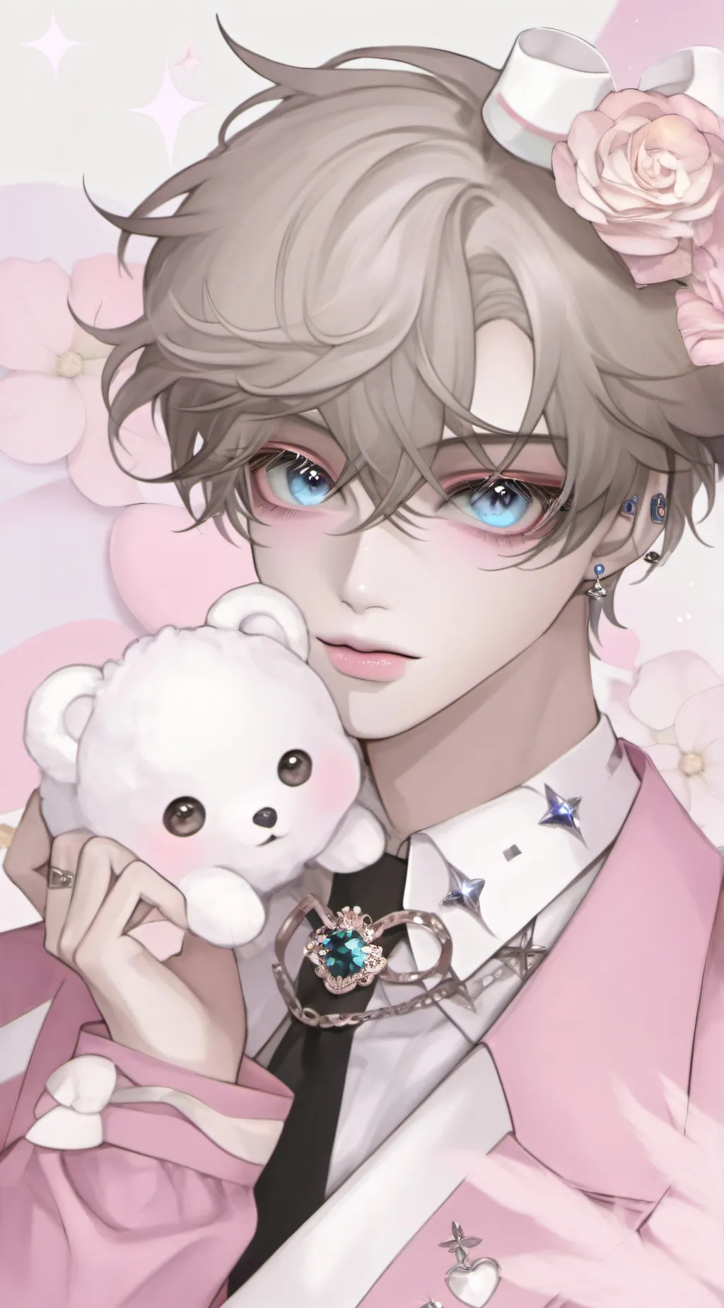 ai character: ꨄAsherꨄ background