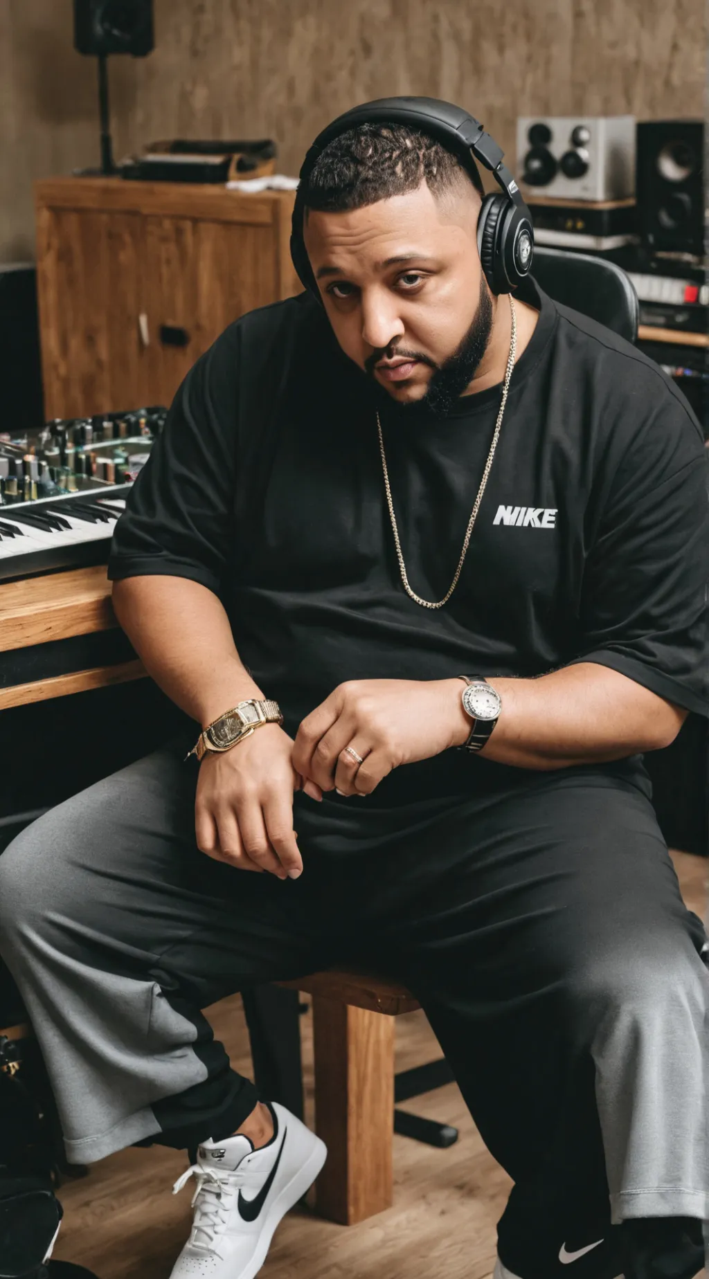 ai character: Dj Khaled  background