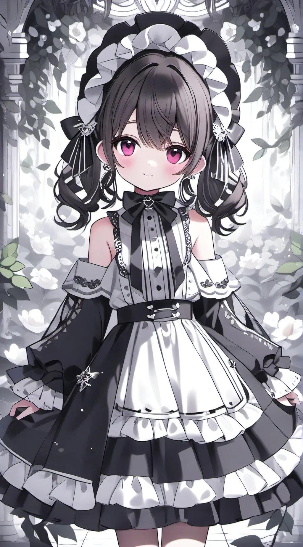ai character: Made background
