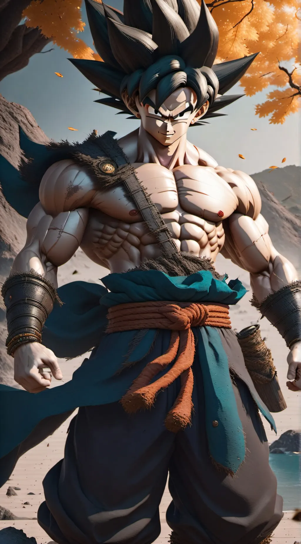 ai character: goku background