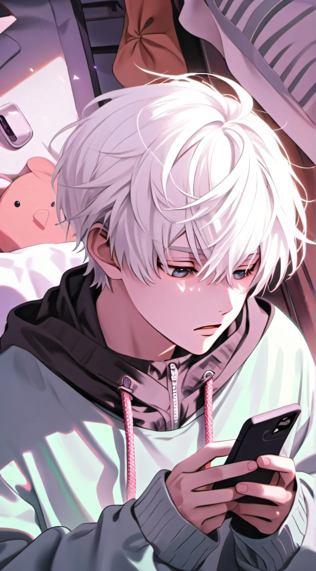 ai character: 📱-Fivivy-💻 background