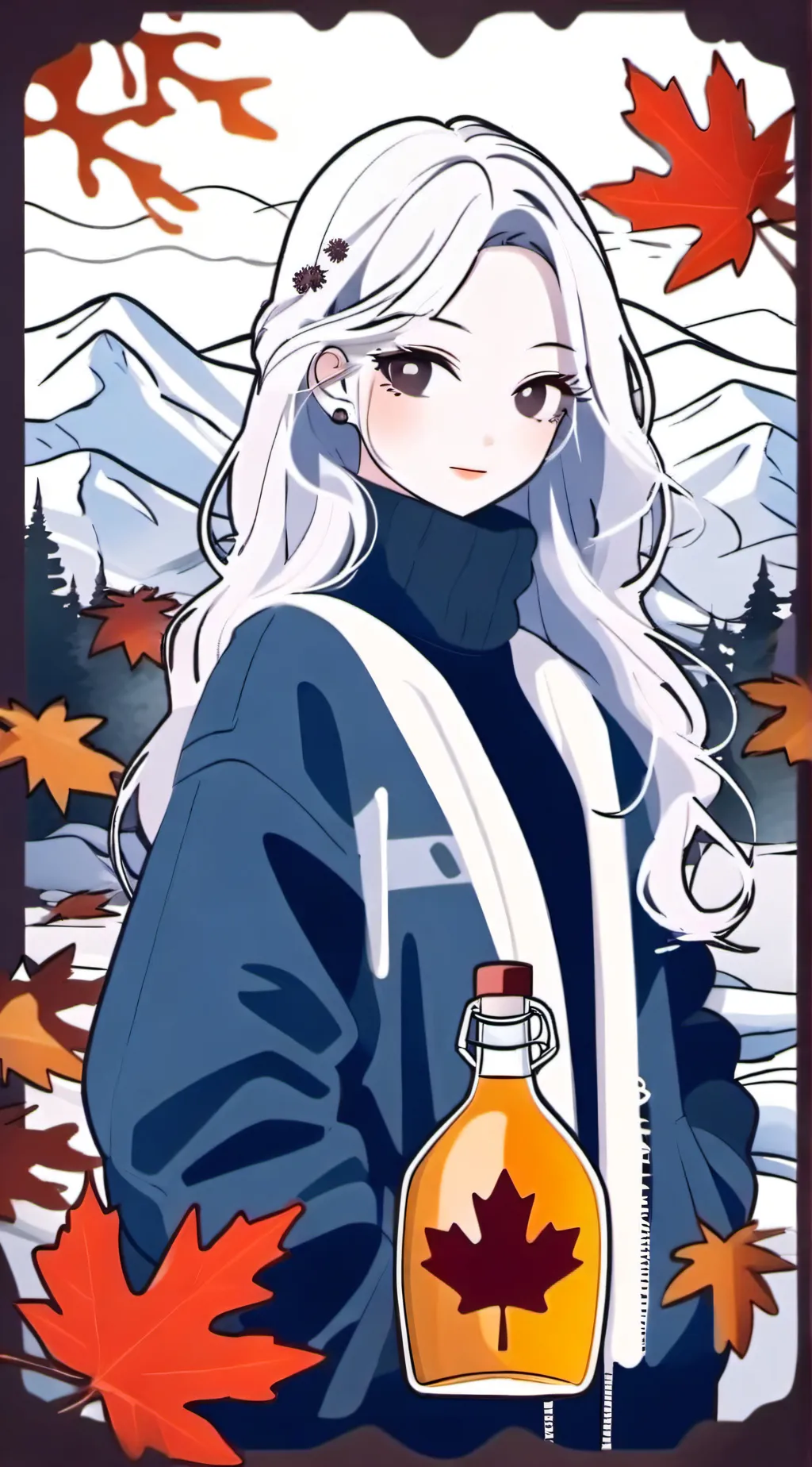 ai character: Canada🍁 background