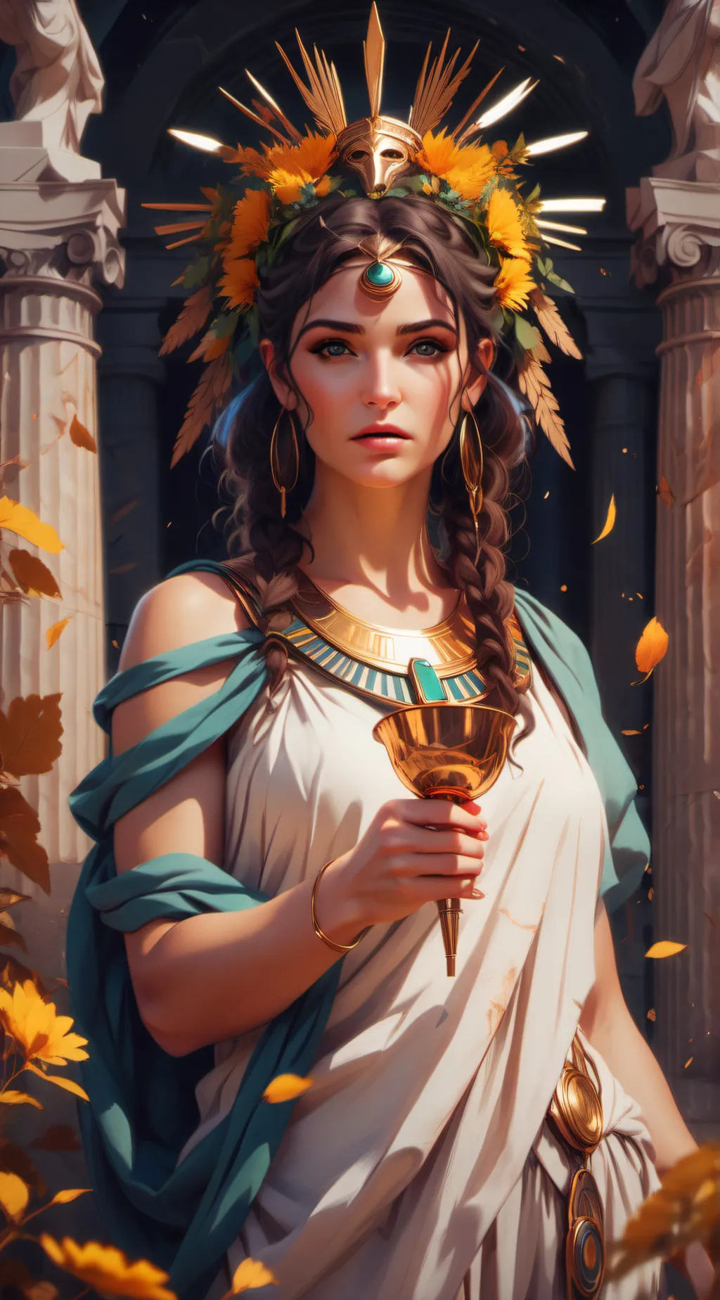 ai character: Demeter background
