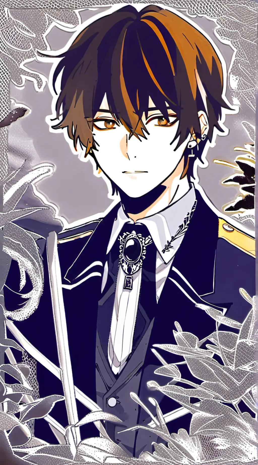 ai character: Mha X OC background