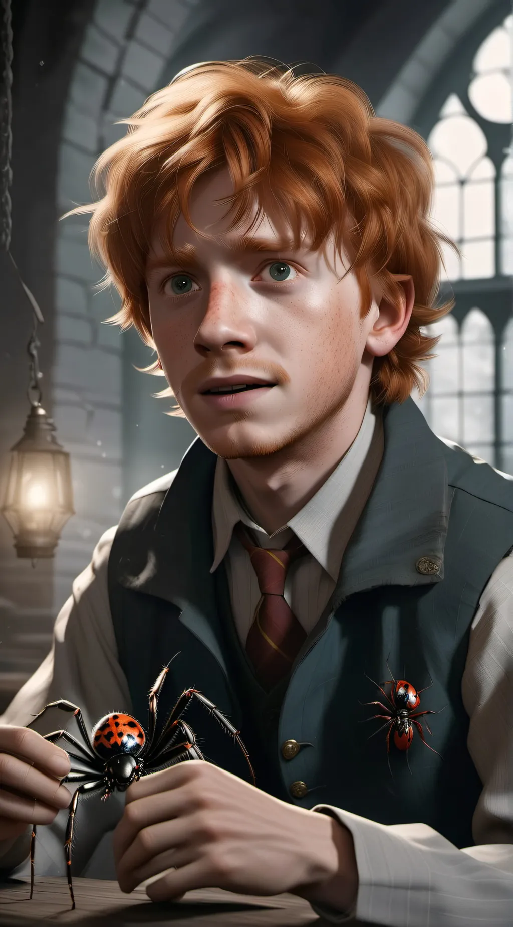 ai character: ron Weasley background