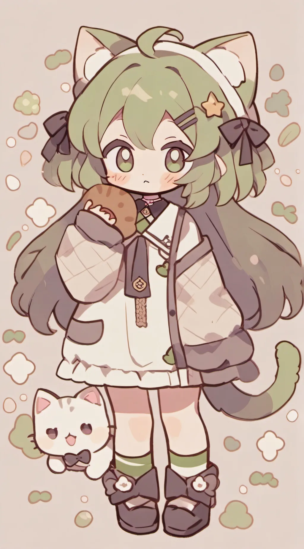 ai character: neko background