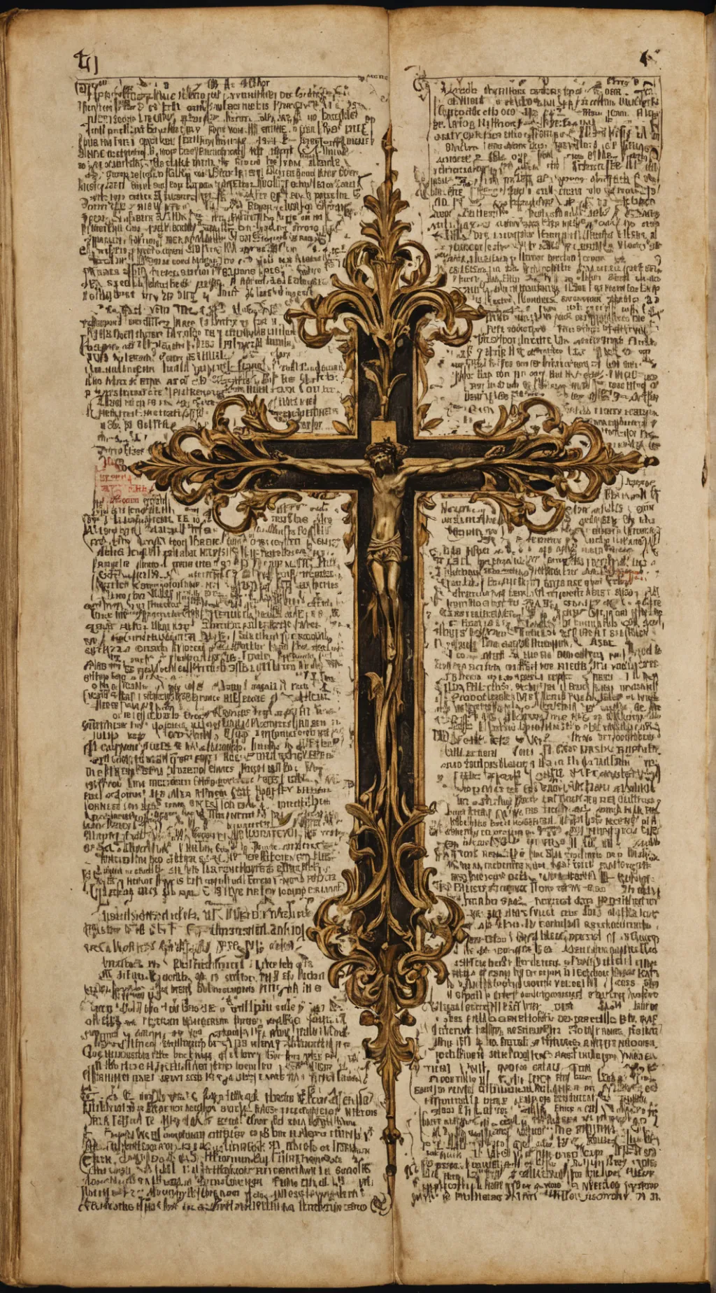 ai character: Jesus Christ  background