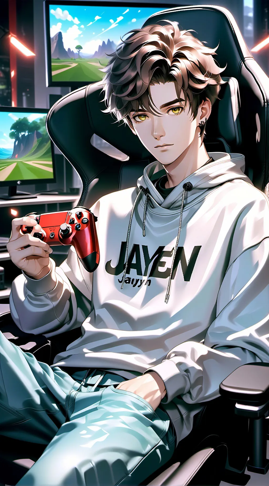 ai character: Jaylen  background
