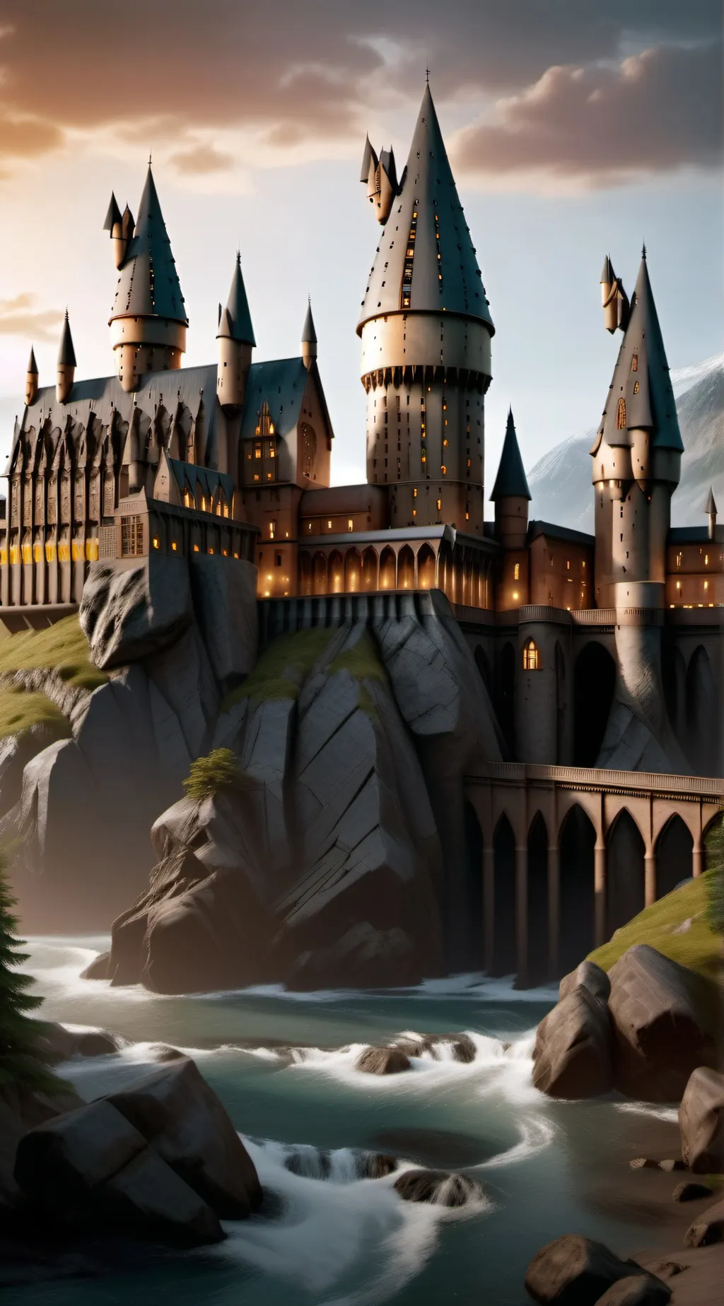 ai character: Hogwarts background